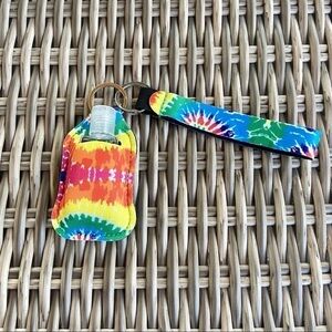 NWOT wristlet with refillable bottle -sunscreen/lotion/hand sanitizer